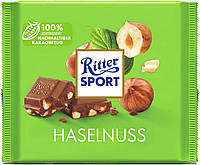 Шоколад Молочный Ritter Sport Haselnuss Риттер Спорт Лесной Орех 100 г Германия