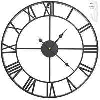 Часы настенные ретро - черные Польша Ruhhy 11434