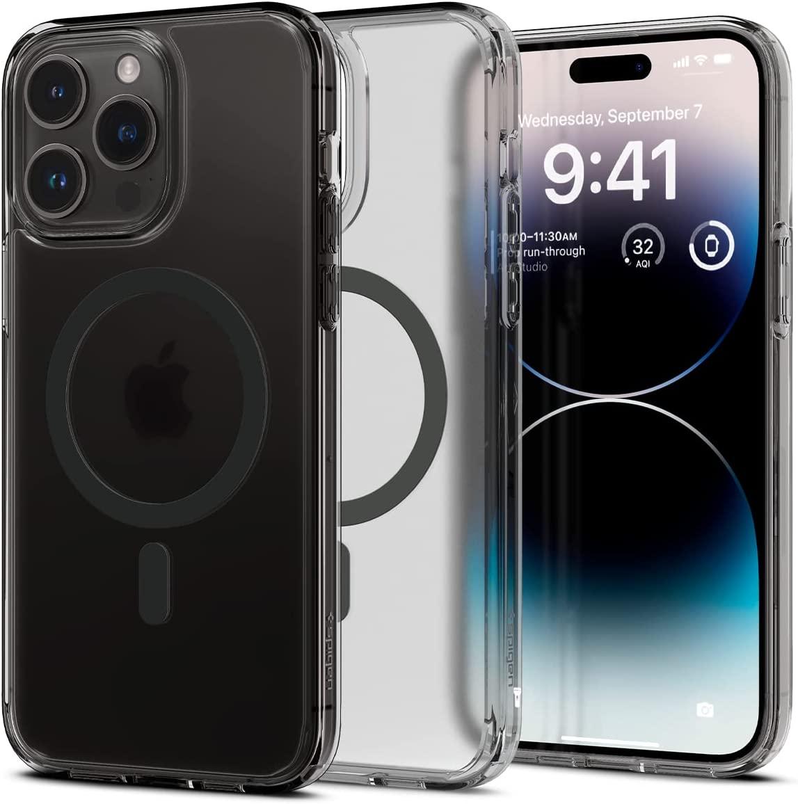 Чохол Spigen для iPhone 14 Pro Max - Ultra Hybrid MagSafe, Frost Black (ACS05582)
