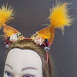 Обруч Білочка Ободок белка белочка Білочки вушка ушки Обруч білочки Білки Белочки, фото 2