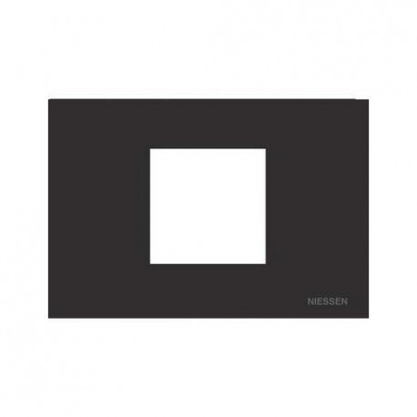 Рамка ABB Niessen італійський стандарт 2 модуля антрацит Zenit (N2472 AN)