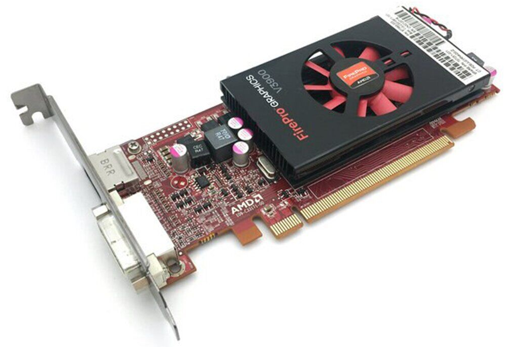 ПОТУЖНА відеокарта Pci-E AMD RADEON FirePRO V3900 на 1 GB і 128BIT з роз'ємом DisplayPort