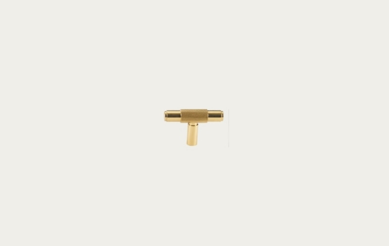 Ручка-кнопка рейлінг модерн RL-3136-00PB Gold золото глянець