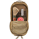 Тактичний рюкзак Mil-Tec Assault Pack 20 л Coyote 14002005, фото 3