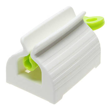 Прес видавальник для зубної пасти та крему Екструдер Білий із зеленим (KG-5961)