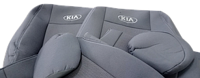 Чохли на сидіння Kia Cerato 04-сірі — Premium