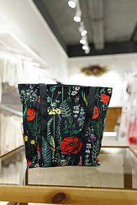 Жіноча тканинна сумка Tenderness "Червоні маки"