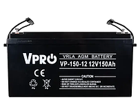 Гелиевый аккумулятор, 12V 150Ah Vigor, аккумулятор для инвертора, Аккумулятор для преобразователя,