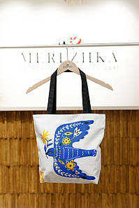 Жіноча тканинна сумка Tenderness "Вільна птаха"