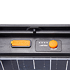 Переносний прожектор-ліхтар 9600мАч, з USB-зарядкою, сонячною панеллю та PowerBank, W877-3 / Ліхтар-світильник, фото 8