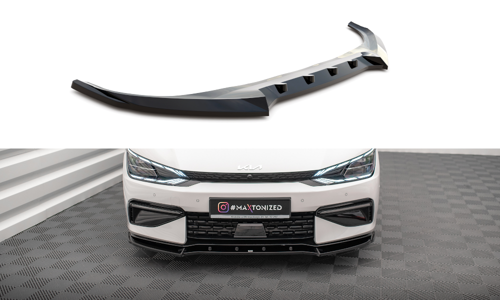 Сплітер Kia EV6 GT-Line тюнінг обвіс губа спідниця елерон (V2)