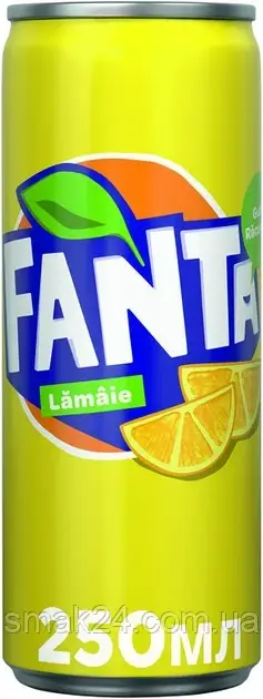 Напій сильногазований Fanta Лимон 250 мл