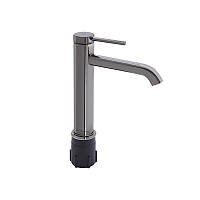 Змішувач для раковини Qtap Robin високий QTROB1060H102K Black Chrome
