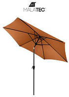 Зонт садовый/пляжный 3м - коричневый Польша Malatec 12199