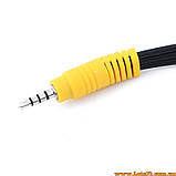 Кабель перхідник із тюльпана на мініджек 2-RCA => 3.5 Jack, фото 5