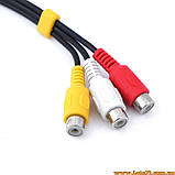 Кабель перхідник із тюльпана на мініджек 2-RCA => 3.5 Jack, фото 7