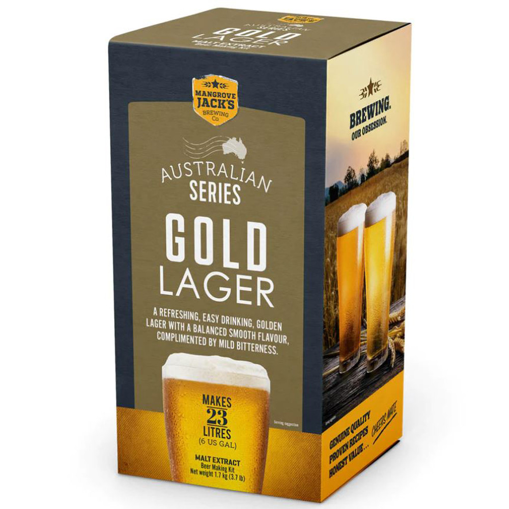 Пивний екстракт Mangrove Jacks Gold Lager, на 23 л