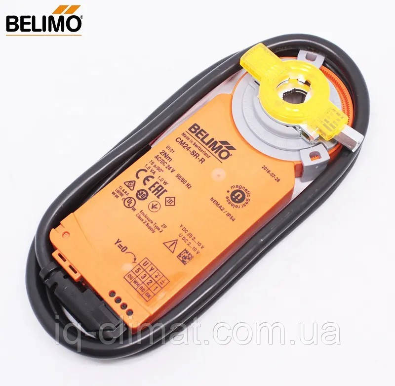 CM24-SR-L електропривід Belimo з аналоговим управлінням для повітряної заслінки 0,4 м²