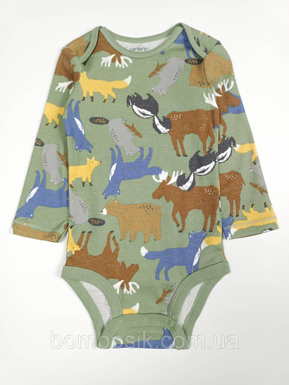 Бодік з довгим рукавом для хлопчика Картерс, 6м (61-69см), фото 1