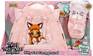 НА НА Сюрприз Кемпінг Кішечка-сюрприз намет Na Na Na Surprise Kitty-Cat Campground Tent Playset