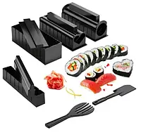 Набор для приготовления суши и роллов MIDORI 10 ед., Суши машинка, Форма для роллов