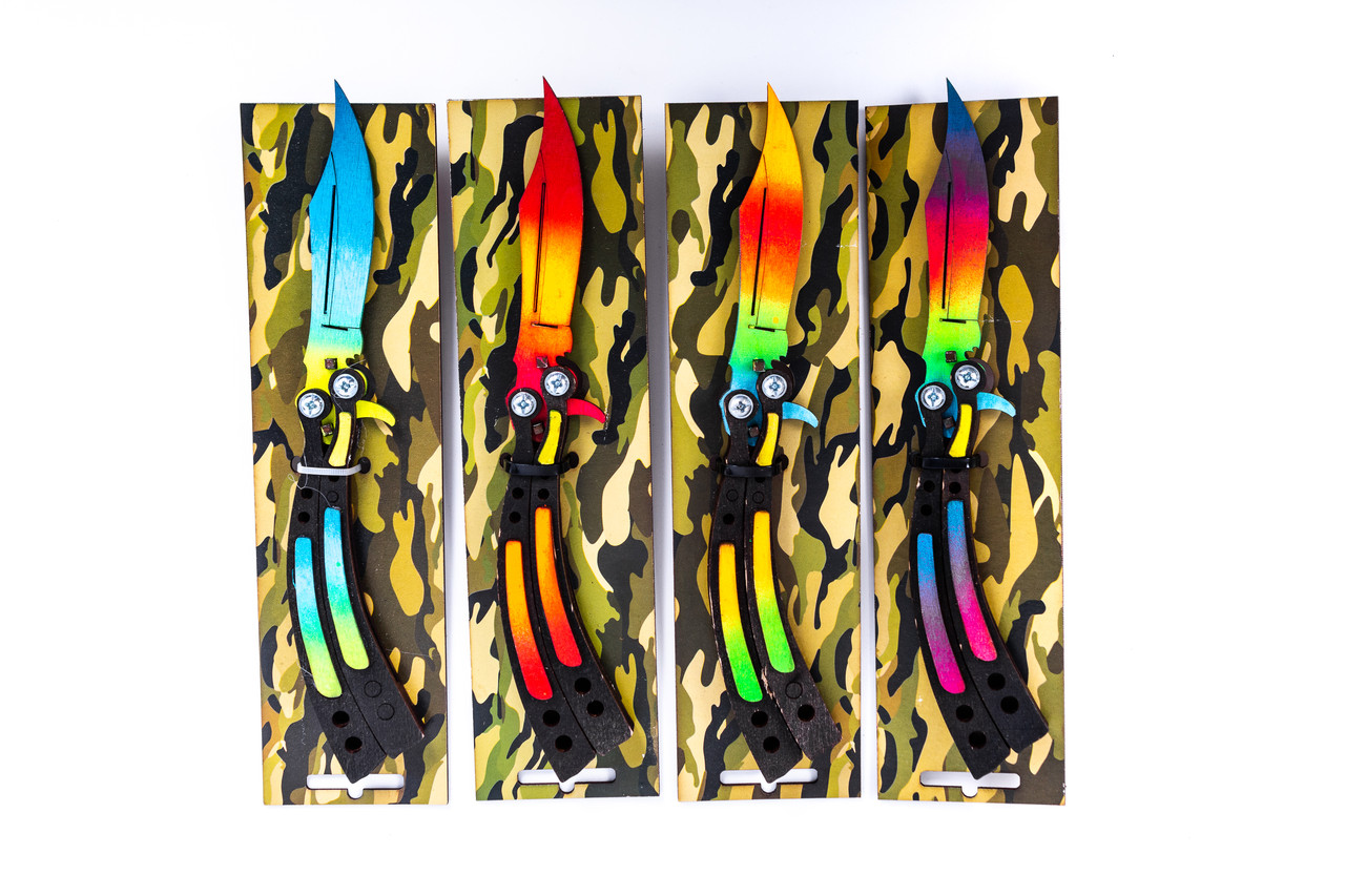 Сувенірний дерев'яний ніж Бабочка