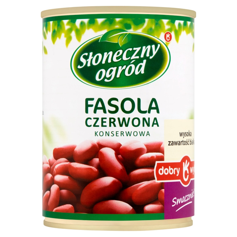 Фасоль червона (боби) консервовані Fasola, 400 г у ж/б, Польща