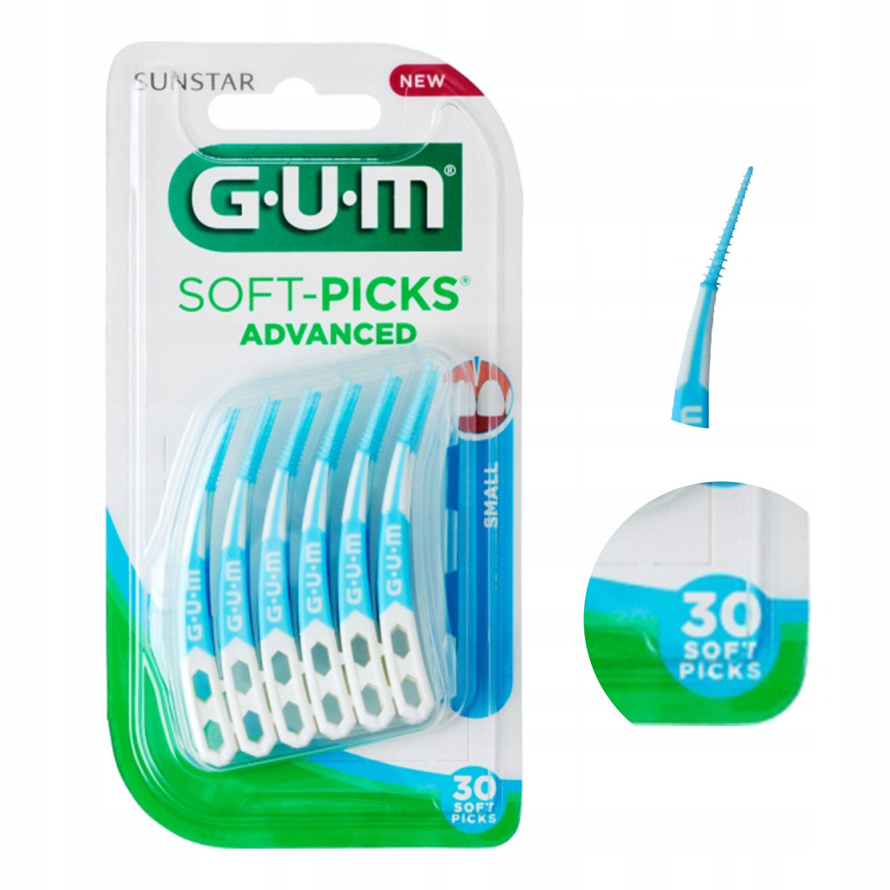 Міжзубні щітки GUM Soft Picks Advanced, 30 штук