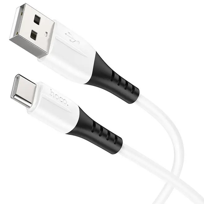 Кабель для заряджання телефону USB Micro-USB Android HOCO X82 100см, 2.4A Білий
