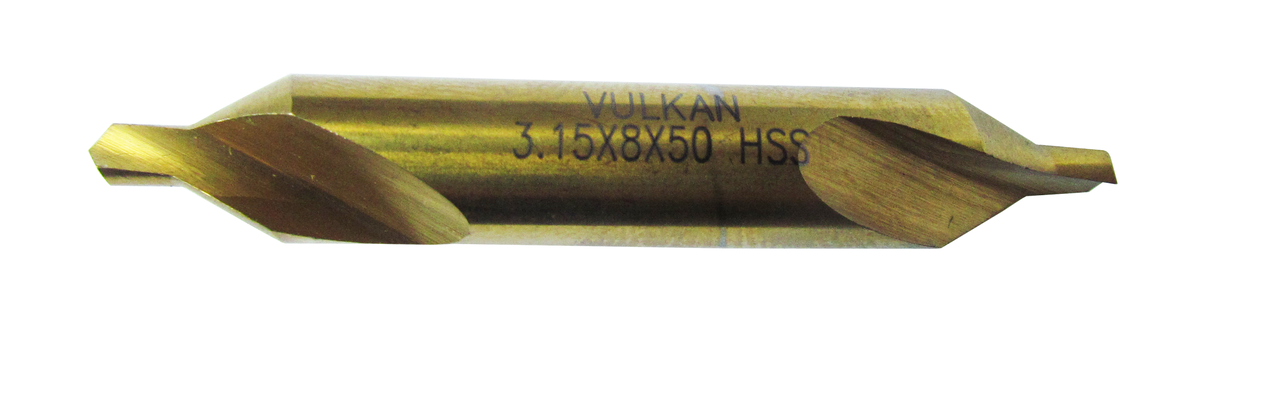 VULKAN Свердло центрувальне 3,15мм (8,0мм)  HSS TiN