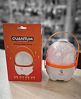 Ліхтар кемпінговий QUANTUM  BIG PRETTY (вбуд. Li-ion акум., 5W/40SMD, 500лм, 3год, дімер, сенсор)