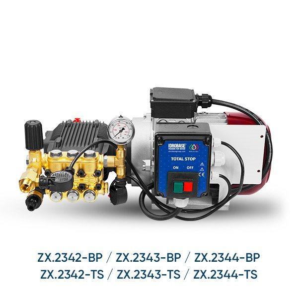 IDROBASE Мійка в/т (мотор-помпа) Scarabeo 2.0 200bar 15 л/хв 5,5 кВт/380В Total Stop, фото 1