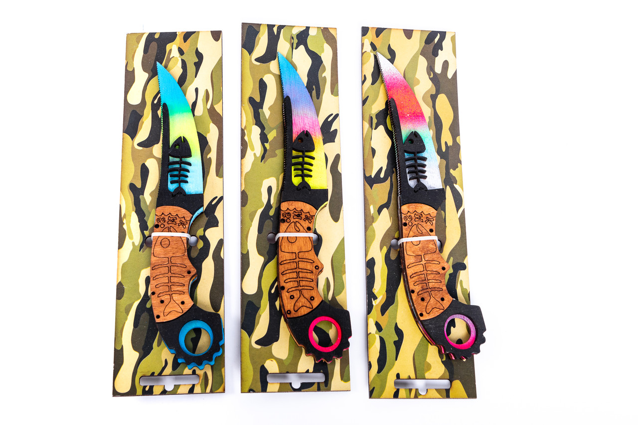 Сувенірний дерев’яний ніж для риби