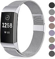 Миланский сменный ремешок для часов fitbit alta . fitbit charge 2. ширина 12мм.- 18мм.