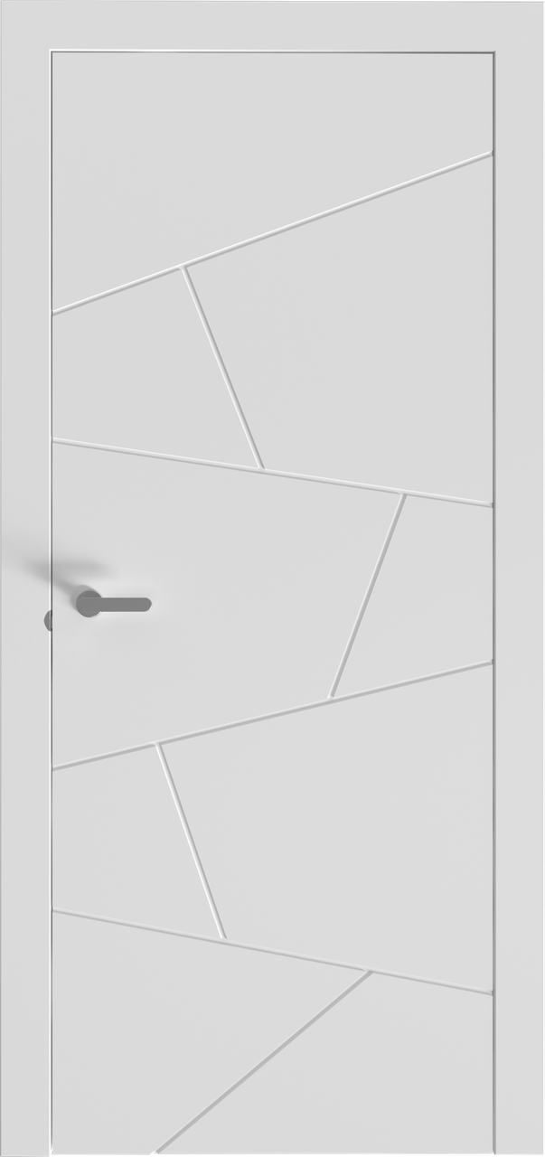 Двері колекції "FREZATO" модель 714 ПГ Біла емаль