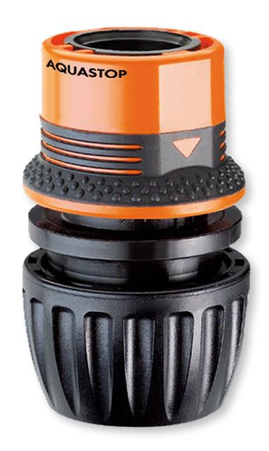 Claber Конектор 1/2"-3/4" аквастоп для поливального шланга, Ergogrip бл., фото 1