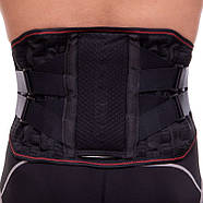 Пояс корсет із металевими вставками для підтримки хребта Sibote (ST-7052), фото 4