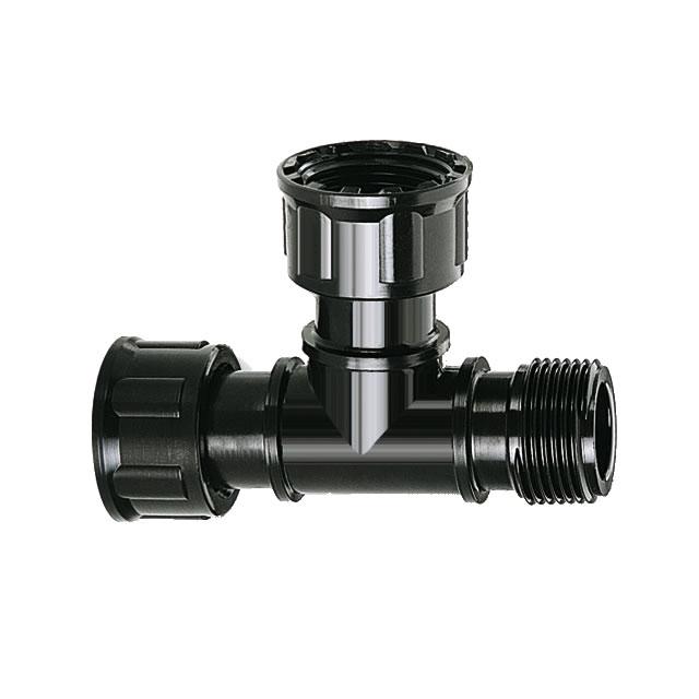 Claber Трійник ПЕ 1"В*1"В*1"Н під електроклапан, фото 1