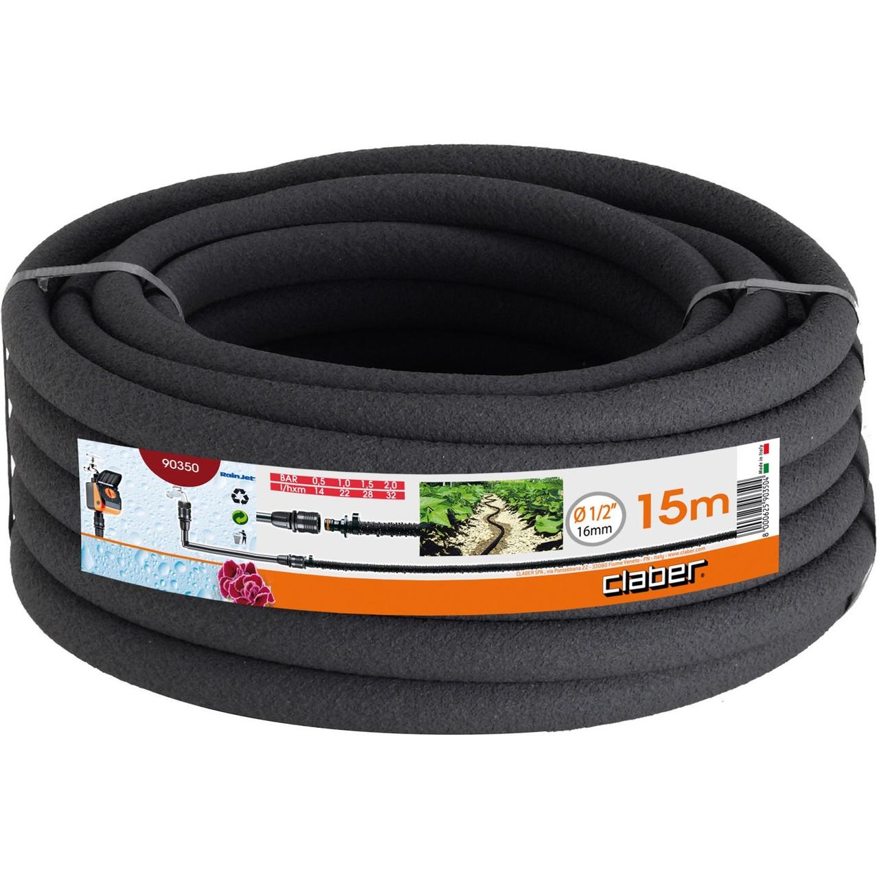 Шланг Claber 1/4" 15 м для підземного та зовнішнього монтажу, фото 1
