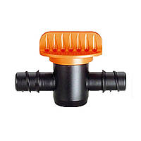 Claber Кран 16мм прохідний для крапельної трубки 1/2" бл.