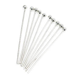 Піни мідні з кулькою 14х0,5 мм +-200 шт. Платиновий