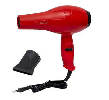Фен електричний "NOVA" червоний 23х22см.