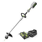 Тример садовий EGO ST1301E-S KIT 56В, ширина косіння 33см, струна 2,0мм, акум. 2,5А*год + зарядний пристрій, фото 2