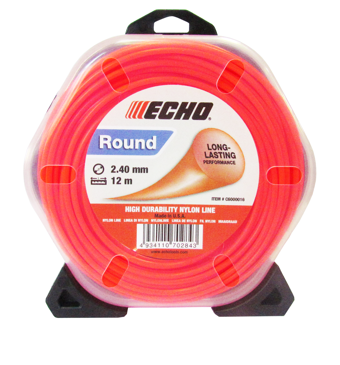ECHO Струна косильна d-2,4мм 12м кругла, фото 1