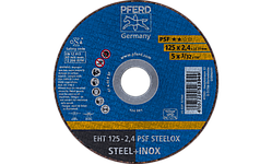 Pferd Круг відрізний 125*2,4*22,2 PSF STEELOX нерж./сталь