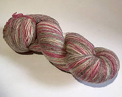 Пряжа Aade Long Kauni, Artistic yarn 8/2 Pink (Рожевий), 100 г