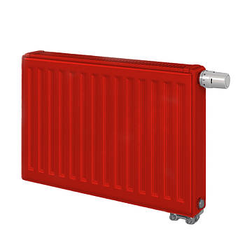 Радіатор опалення сталевий панельний Vogel&Noot 22KF 300x900 (1417 Вт), червоний, ниж.підключ