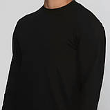 Кофта чоловіча весняна осіння чорний Батнік хлопцю Тринитка Петля модні Пайти в інтернет-магазині одягу Післяплата нова пошта, фото 4