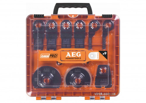Набір насадок для реноваторів OMNI AEG 9 шт у футлярі (4932430314)