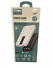 POWER BANK INKAX PBQ-08 На 10000mAh (22,5W) З Швидкою Зарядкою + 3шнура І Циферблатом (2виходи)